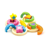 Viga Butterfly, 12 Piece Block Puzzle, Montessori Wooden Toy, Develops Sensory, Cognitive & Fine Motor Skills, Non-Toxic & Eco-friendly Kids Educational Toy, Suitable for Boys and Girls Aged 2Y+