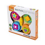 Viga Butterfly, 12 Piece Block Puzzle, Montessori Wooden Toy, Develops Sensory, Cognitive & Fine Motor Skills, Non-Toxic & Eco-friendly Kids Educational Toy, Suitable for Boys and Girls Aged 2Y+