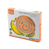 Viga Magnetic Bead Trace Snail Toy, Montessori Wooden Educational Activity, Develops Hand-Eye Coordination & Number Skills, Eco-Friendly & Non-Toxic Learning Toy, for Boys & Girls Ages 18M+
