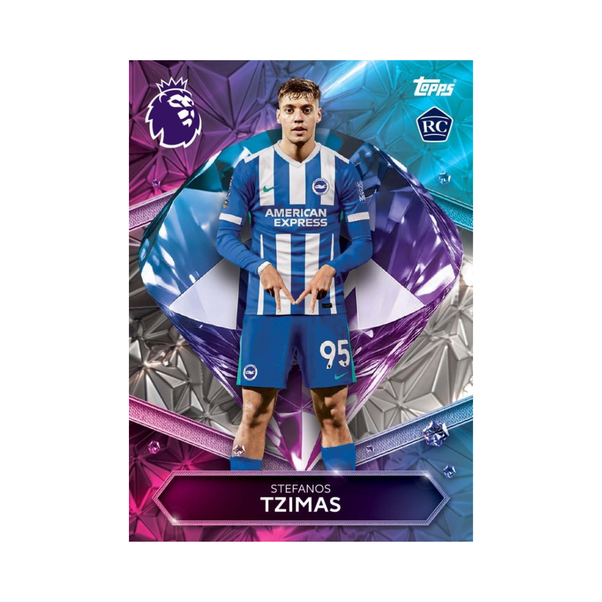 Topps Premier League 2025 2026 Football Trading Cards Starter Pack, Includes 10 Cards with Special Inserts, Gold Lion Limited Card, Collector Binder Checklist and Guide, Official Premier League Collectible