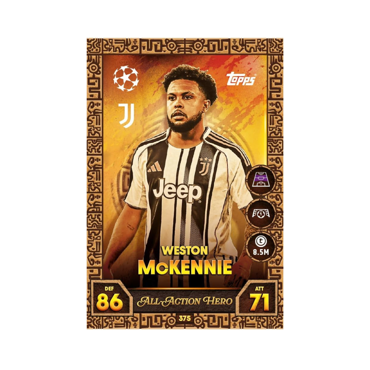 Topps Match Attax UCC 2025 2026 Mega Tin Collectible Football Trading Cards with 45 Cards and Exclusive Gladiators Limited Editions, Official UEFA Licensed, Assorted Mega Tin