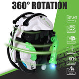 Crazon RC Stunt Car 360° Rolling Snake Car with LED Lights – Green