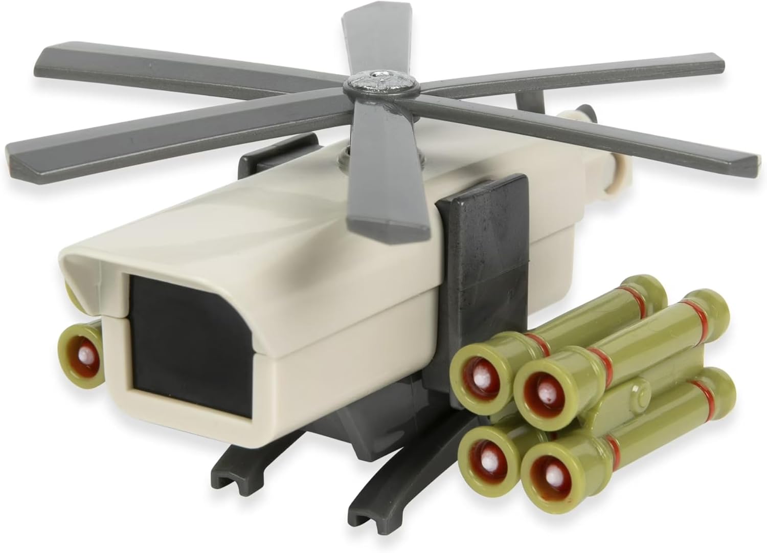 Skibidi Toilet, 1:64 Scale Diecast Collectible Action Figure & Vehicle Toy from Viral YouTube Series, Sci Fi Action Toy for Kids & Collectors, Suitable for Kids Ages 8+ (Camera Attack Helicopter)