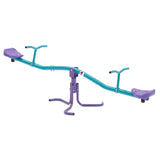 Plum Rotating Metal See Saw, 360° Rotation, Easy to Assemble Sturdy Metal Frame Design with 50kg Maximum Weight Capacity, Outdoor Toy Suitable for Children both Boys and Girls Aged 3 years and Above