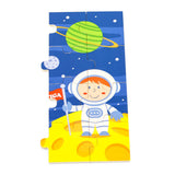 Viga Fruit, 8 Piece Knob Puzzle, Montessori Wooden Toy, Develops Sensory, Cognitive & Fine Motor Skills, Non-Toxic & Eco-friendly Kids Educational Toy, Suitable for Boys and Girls Aged 18M+