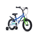 Chipmunk MK 12 Inch Bicycle with Lightweight Steel Frame, Adjustable Seat and Handle, Front + Rear Brakes, 95% Pre-Assembled Kid's Bikes with Training Wheels for Children 2-5 Years Old, Blue
