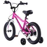 Chipmunk MK 12 Inch Bicycle with Lightweight Steel Frame, Adjustable Seat and Handle, Front + Rear Brakes, 95% Pre-Assembled Kid's Bikes with Training Wheels for Children 2-5 Years Old, Pink