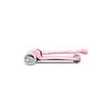 Chipmunk Folding Kids Scooter with Height Adjustable Handle, 3 Wheel Stable Design with Lightweight Plastic Frame and Rear Brakes, Suitable for Boys and Girls 3+ Years Old, Pink