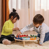 Viga Magnetic Wooden Fishing Game, Montessori Educational Toy, Develops Hand-Eye Coordination, Number Recognition & Motor Skills, Eco-Friendly & Non-Toxic, for Boys & Girls Ages 2+