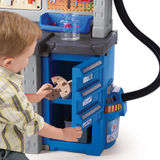 Step2 Deluxe Workshop 706000, Kids Role Play Workbench, Realistic Tools & Accessories, Durafoam Wood Projects, Storage Cabinets, Neutral/Earthy Tones, Ages 3+