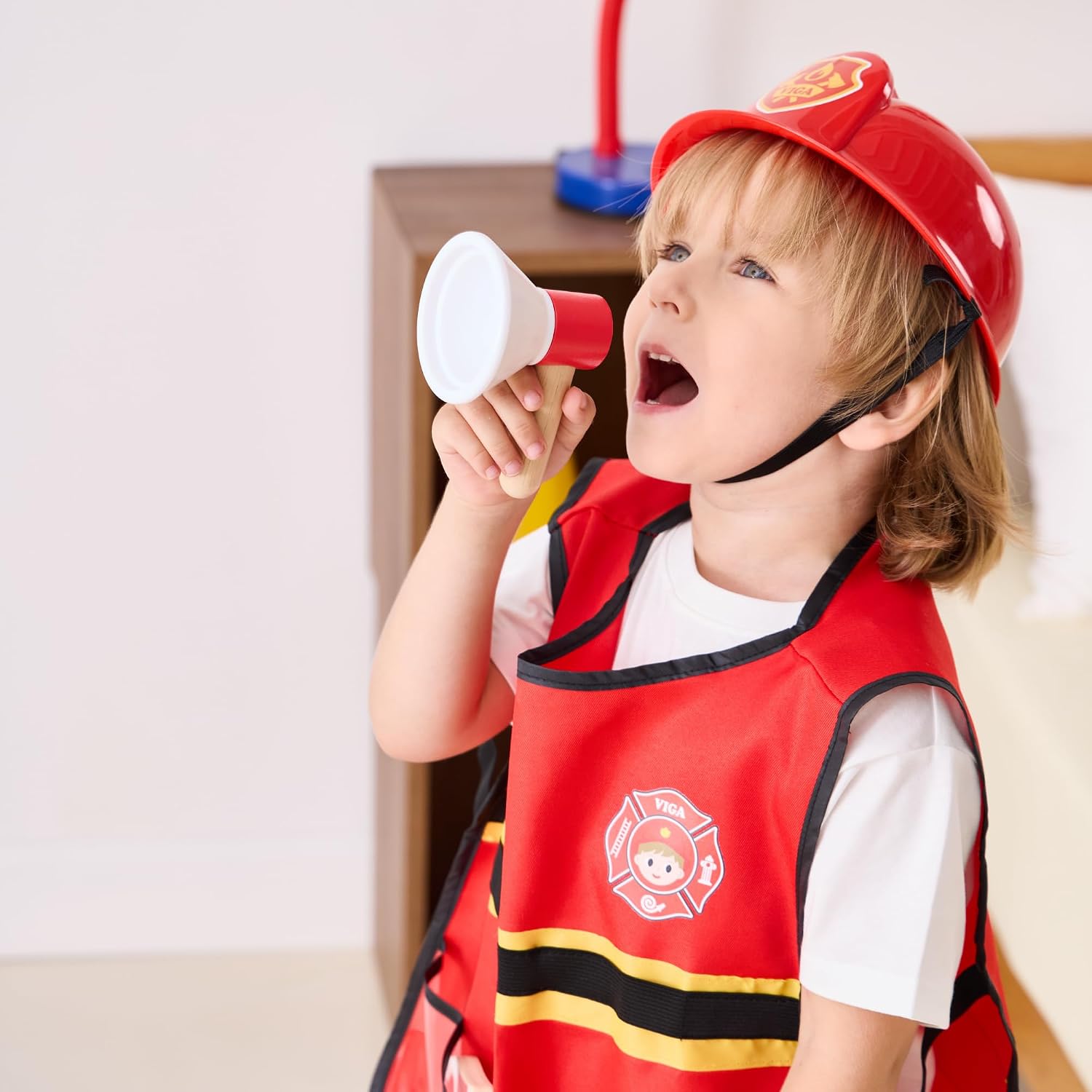 Viga 44714 Little Firefighter Role Playset 8-Pieces