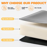 Foam Climbing Blocks for Toddlers, 4 Piece Soft Play Climber Set with Waterproof PU Leather and Anti Slip Base, Indoor Baby Climbing Toys for Motor Skills, Ages 3+