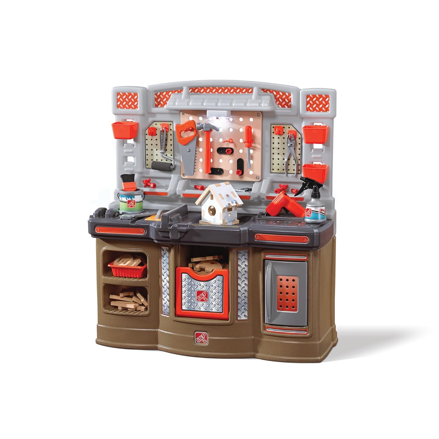 Step2 Big Builders Pro Workshop, Pretend Play Workshop & Toolbench for Toddlers