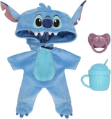 Cry Babies Loving Care Disney Stitch, Comes with Stitch Costume, Includes Accessories, Baby Doll, Pretend Play, Roleplay, 1 Years+