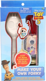 Disney Pixar Toy Story 5 Make Your Own Forky DIY Craft Kit for Kids, Creative Character Building Activity Set with Accessories, Arts and Crafts Toy Ages 3+