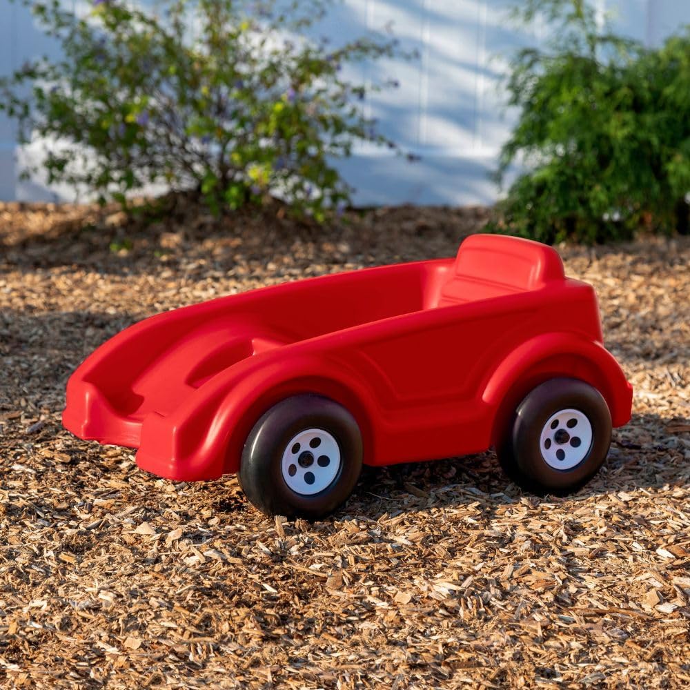 Step2 Extreme Thrill Coaster Dashing Red, Kids Roller Coaster Ride On for Toddlers + Kids 3Y+ Outdoor Amusement Toy