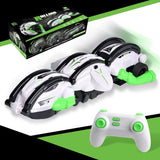 Crazon RC Stunt Car 360° Rolling Snake Car with LED Lights – Green