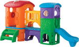 Step2 Clubhouse Climber (Brights) Outdoor Playset for Kids 2–6, Dual Slides, Climbing Ladder, Crawl Tunnel & Look-Out Tower, Play Sets & Playground Equipment