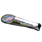 Supreme Iron Alloy Badminton Racket Combo Set 2 Pcs Rackets With 12 Pcs Shuttlecock