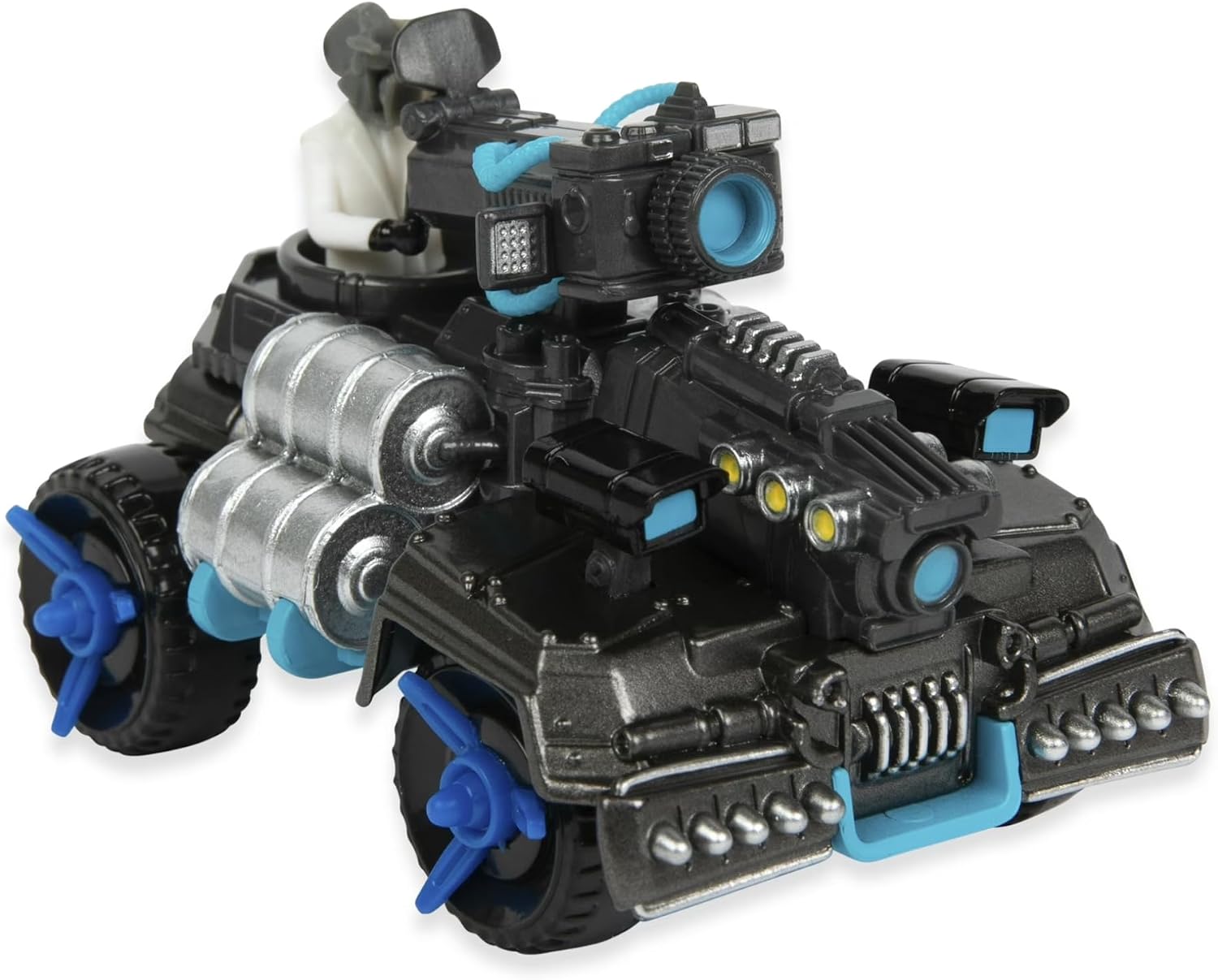 Skibidi Toilet, 1:64 Scale Diecast Collectible Action Figure & Vehicle Toy from Viral YouTube Series, Sci Fi Action Toy for Kids & Collectors, Suitable for Kids Ages 8+ (Parasite Disabler Laser Tank)