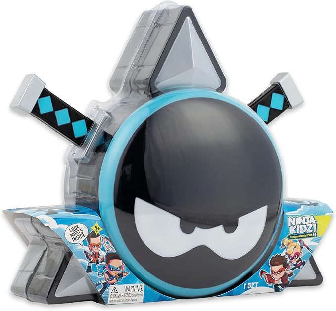 Ninja Kidz Mystery Warrior Pack, 18 Surprise Toys, Officially Licensed Ninja Kidz Collectibles for Kids 3+
