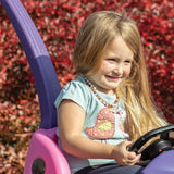 Step2 Buggy GT, Single Seater Kids Push Car, Easy to Store Ride On Toy with Seatbelt, Horn and Storage Trunk, Suitable for Children both Boys and Girls Aged 18m and Above, Pink, Red, Blue