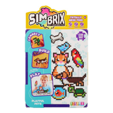 Character Options Simbrix Connect & Wow Playful Pets Starter Pack with 1000+ brix, 2D & 3D Pixel Arts and Crafts Construction Toy, Creative & Imaginative STEAM Building Toy for Boys & Girls Ages 5+