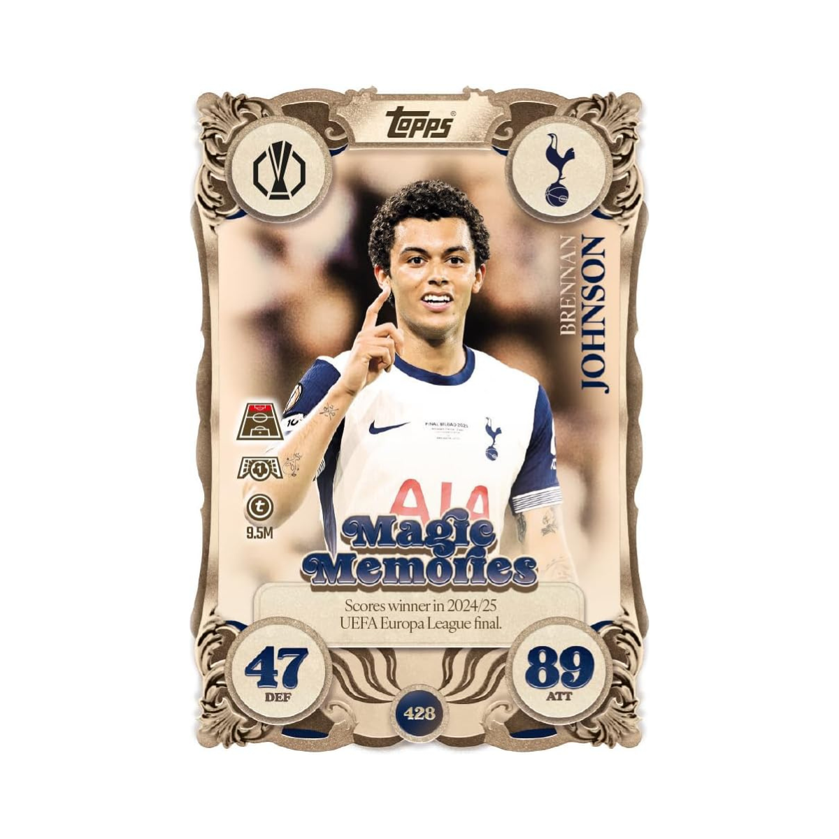 Topps Match Attax UCC 2025 2026 Mini Tin Collectible Football Trading Cards with 32 Cards and Exclusive Worldies Limited Editions, Official UEFA Licensed, Assorted Tin
