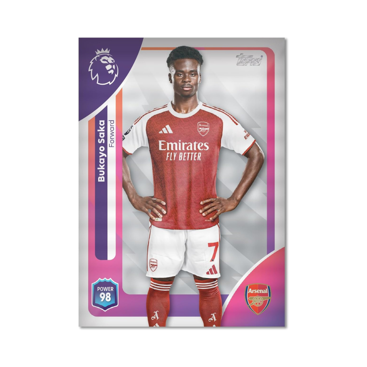 Topps Premier League 2025 2026 Football Trading Cards Mega Tin Goal Machines Edition, Includes 40 Cards and 3 Exclusive Limited Edition Cards, Official Premier League Collectibles
