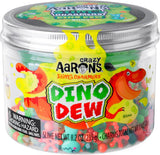 Crazy Aaron’s Slime Charmers - Dino Dew, Banana Scented Slime with Charms, Non-Toxic, Super Stretchy & Squishy Fidget Toy Suitable for Boys and Girls Aged 3Y+