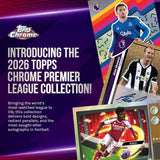 2026 Topps Chrome Premier League Soccer Value Box Factory Sealed Trading Cards
