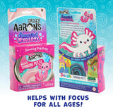 Crazy Aaron’s Amazing Axolotl Thinking Putty, Shimmering Pink Sensory Fidget Putty in 4” Tin, Non-Toxic Stretchy Creative Play Putty for Kids & Adults Ages 3+