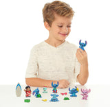 Disney Lilo & Stitch 3" Inch (5 cm) 13 Piece Collectible Stitch Figure Set, Officially Licensed Kids Toys By Just Play, Suitable for Children, Boys and Girls, Aged 3 Years+
