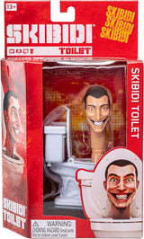 Skibidi Toilet Deluxe Figure Series 2 Skibidi Toilet, Official 6 Inch Collectible Action Figure with 22 Moving Parts for Kids 13+
