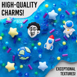 Crazy Aaron’s Slime Charmers - Cosmic Matter, Blueberry Scented Slime with Charms, Non-Toxic, Super Stretchy & Squishy Fidget Toy Suitable for Boys and Girls Aged 3Y+