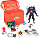 Skibidi Toilet Giant Mystery Loot Box, Official Mystery Surprise Box with 20 Collectible Items, Exclusive 10 Inch Titan Figure for Kids 13+