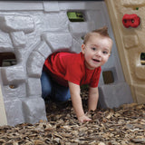 Step2 Alpine Ridge Climber & Slide for Kids 2+, Outdoor Playset with 5 Climbing Walls, Slide, Crawl Tunnels & Steering Wheel, Play Sets & Playground Equipment