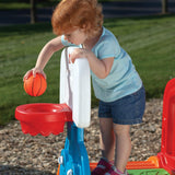 Step2 Game Time Sports Climber, Outdoor Playset with Slide Basketball Hoop and Soccer Goal, Active Fun Toy for Kids Boys and Girls Age 2 to 6, Durable Plastic Multicolor Backyard Activity Center