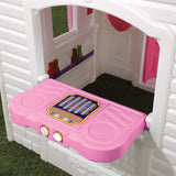 Step2 Sweetheart Playhouse Pink & White – Kids Outdoor Cottage with Doorbell, Phone & Convertible BBQ Grill (134.6 x 119.4 x 147.3 cm)