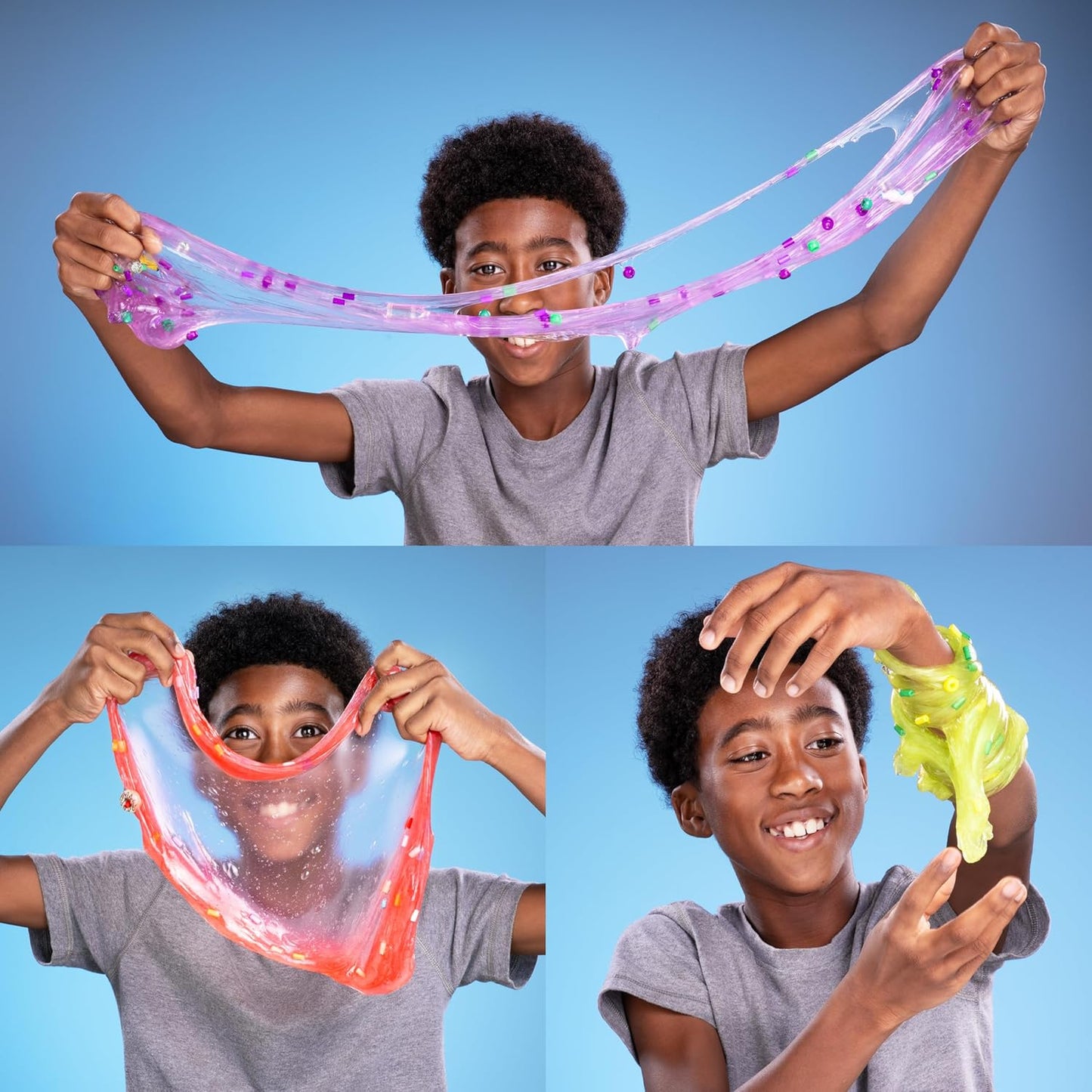 Crazy Aaron’s Slime Charmers - Dino Dew, Banana Scented Slime with Charms, Non-Toxic, Super Stretchy & Squishy Fidget Toy Suitable for Boys and Girls Aged 3Y+