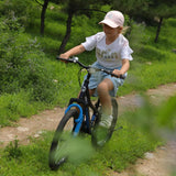 Chipmunk Explorer 20 Inch Bicycle with Lightweight Aluminium Frame, Adjustable Seat and Handle, Front + Rear Brakes, 95% Pre-Assembled Kid's Bikes with Kickstand for Children 8-12 Years Old, Blue