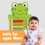 Viga Abacus Activity Panel, Montessori Wooden Wall Toy, Early Math & Counting Learning Tool, Develops Cognitive & Fine Motor Skills, Eco-Friendly Educational Toy, for Boys & Girls 18M+
