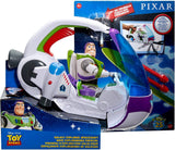 Disney Pixar Toy Story Galaxy Explorer Spacecraft Toy Vehicle with Launcher Claw Rescue Feature for Kids 4+ Buzz Lightyear Space Adventure Playset GNJ48