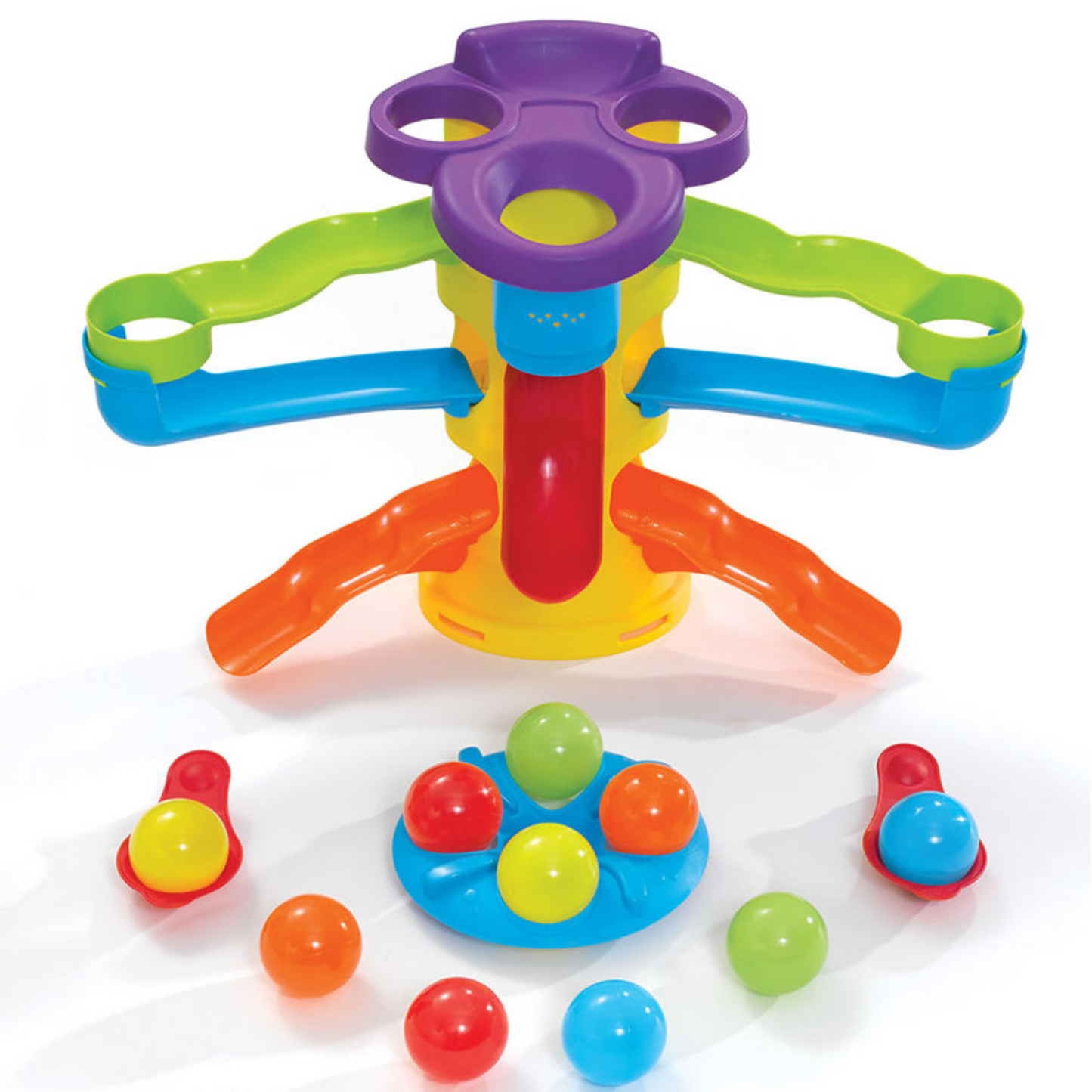 Step2 Busy Ball Play Table, Indoor and Outdoor Sensory Playset, Activity Toy with 13 Piece Accessories Including Balls, STEM Toy and Activity Centre, Suitable for Kids both Boys and Girls Aged 1+