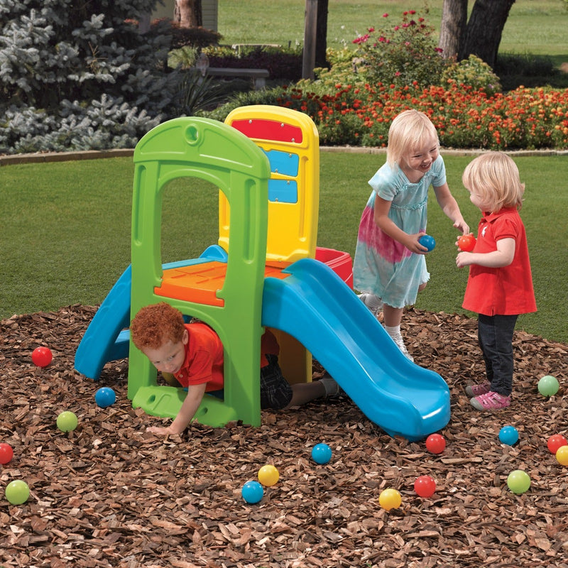 Play Ball Fun Climber™ Outdoor Toddler Activity Center for Kids 1–3, Climber, Slide & Ball Pit with Sensory Play, Play Sets & Playground Equipment