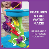 Step2 Rain Showers Splash Pond Water Table, Indoor and Outdoor Water Table, Sensory Playset, Activity Toy withRain Shower Wall, 13 Piece Accessories Set, Backyard Toy Suitable for Toddlers Aged 1.5+