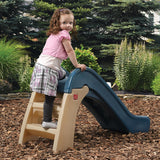 Step2 Play & Fold Jr. Slide, Folding Toddler Slide, Indoor & Outdoor Plastic Slide, Kids 1.5–4 Years