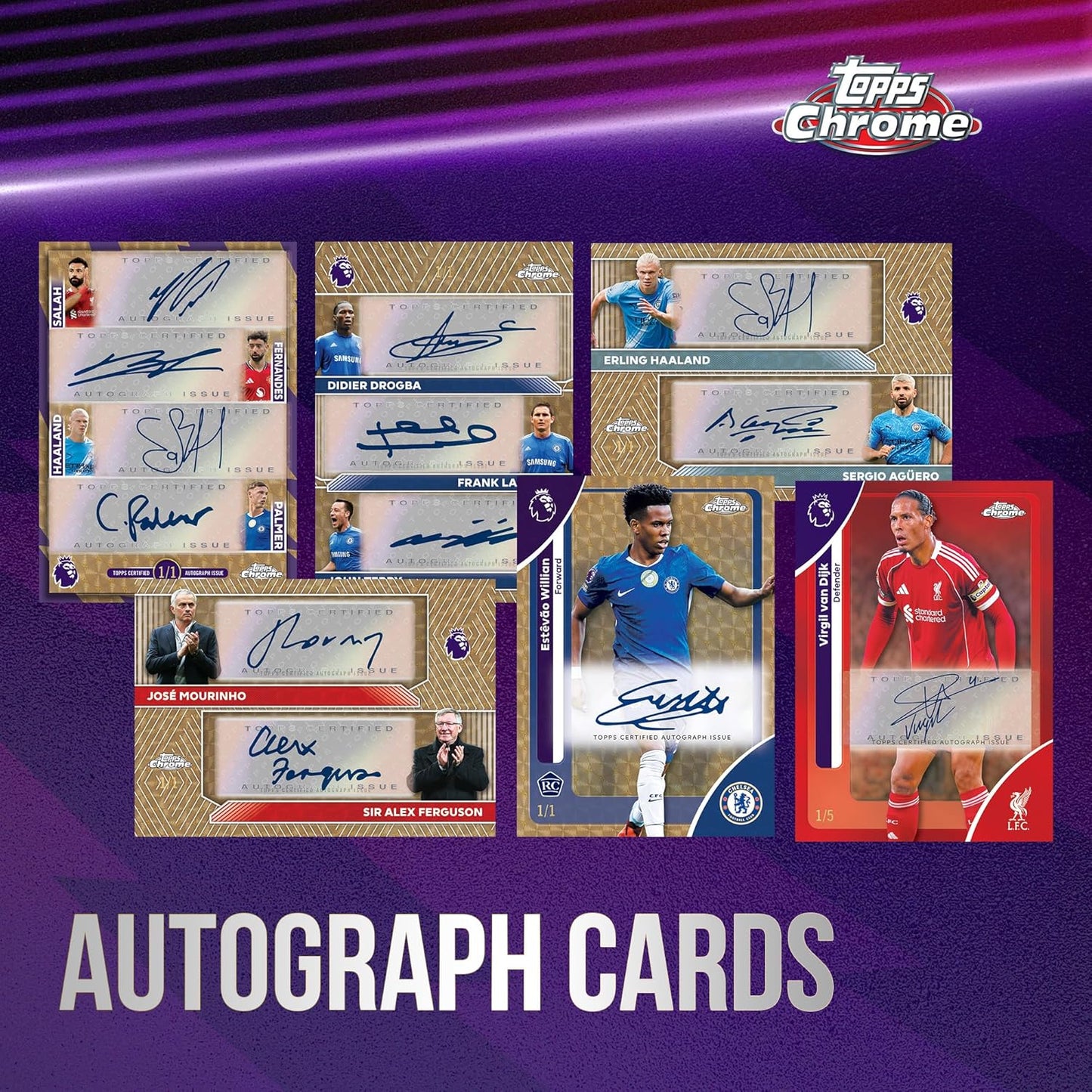 2026 Topps Chrome Premier League Soccer Value Box Factory Sealed Trading Cards