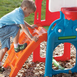 Step2 Game Time Sports Climber, Outdoor Playset with Slide Basketball Hoop and Soccer Goal, Active Fun Toy for Kids Boys and Girls Age 2 to 6, Durable Plastic Multicolor Backyard Activity Center
