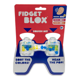 Goliath Fidget Blox, Sound Focused Sensory Squeeze & Play Ball Sorting Fidget Toy, Anxiety & Stress Relief Calming Therapy Desk Toy for Adults and Children, Blue & Yellow Beads